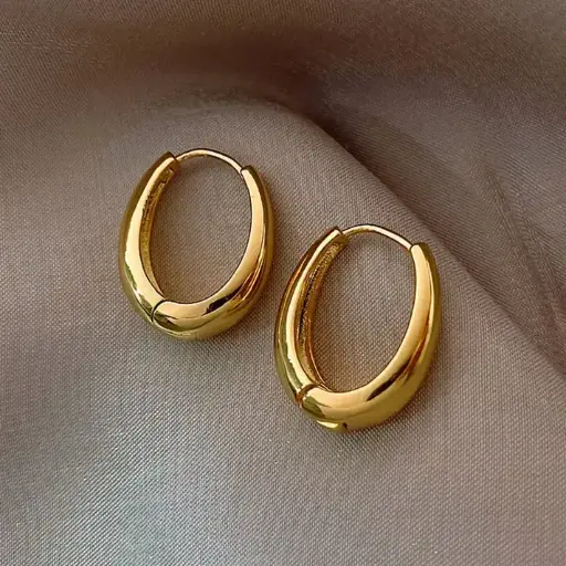 Dome Drop Earrings - Anti-Tarnish Life Time Guarantee